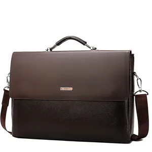 Деловой мужской портфель 2022, кожаная сумка для ноутбука, повседневная мужская Сумка-тоут для юриста, Офисная сумка через плечо, Мужская офисная сумка-мессенджер