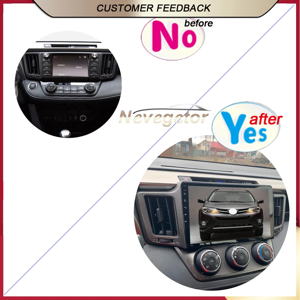 Автомобильный DVD плеер на Android 10 для Toyota RAV 4 2013 2014 2015 2016 2017 2018 1 дюйма автомобильное