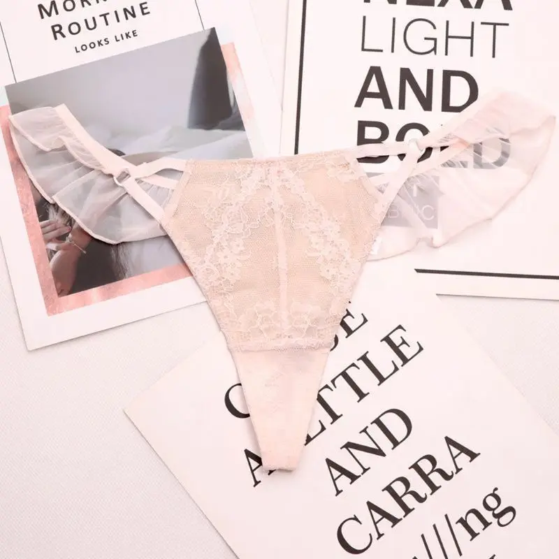 Роскошные женские кружевные сексуальные стринги ажурные G эротическое нижнее