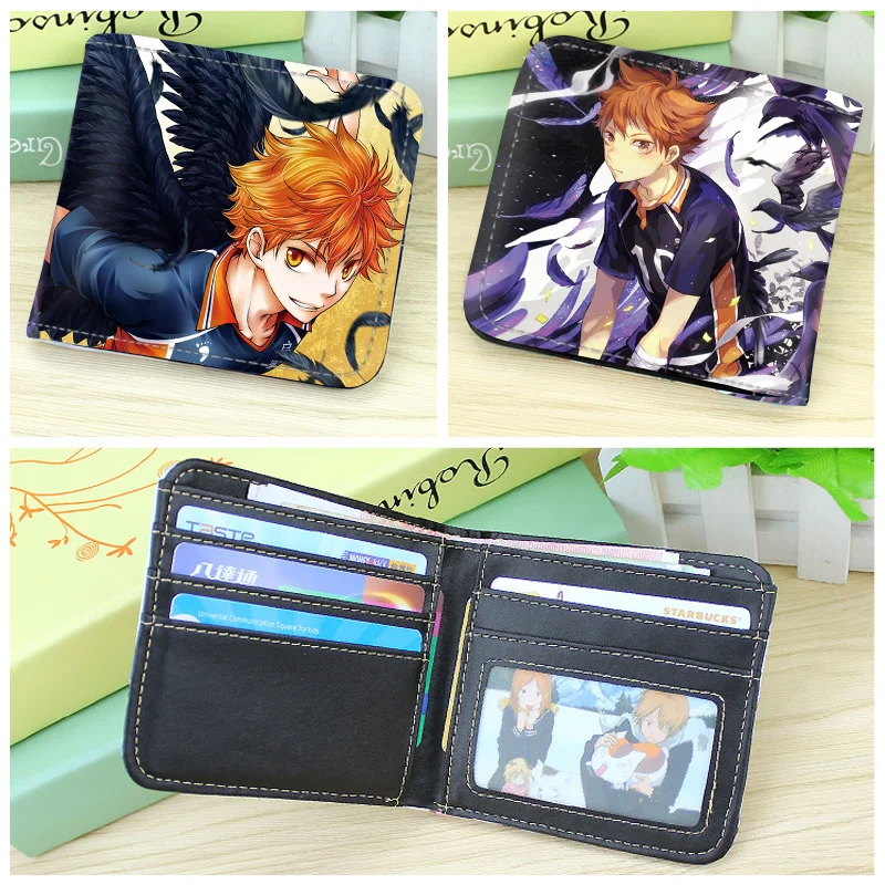

Anime Haikyuu!! Tobio Kageyama Bifold Short Wallet Shoyo Hinata Purse