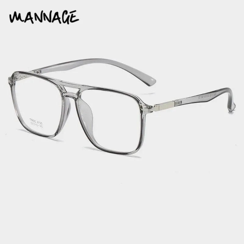 Оправа для очков мужчин и женщин TR прозрачная винтажная с двойным лучом |