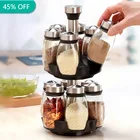 Стеклянный органайзер для специй, контейнер для специй и перца, контейнер для приправ, кухонная стойка для соли и свиней, держатель для бутылки, контейнер для вкуса