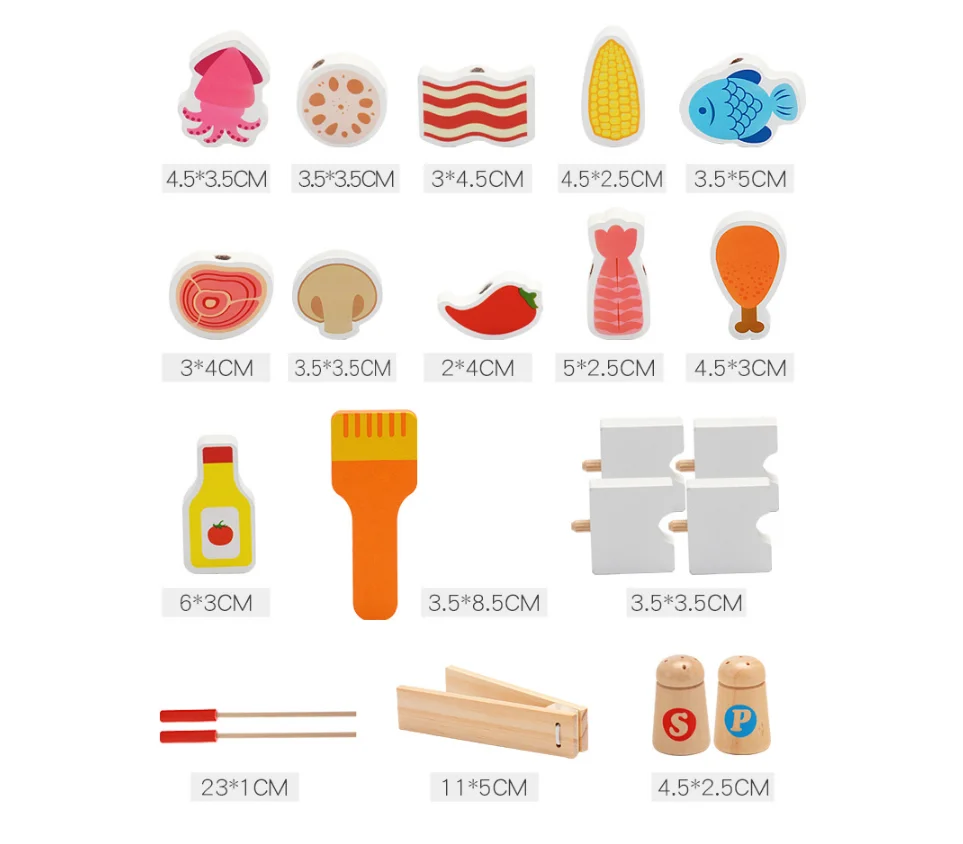 

Children Pretend Wooden Puzzles And Cut Fruit Toys Boys Girls Simulation Kitchen Barbecue Play House Early Education Fun Gifts