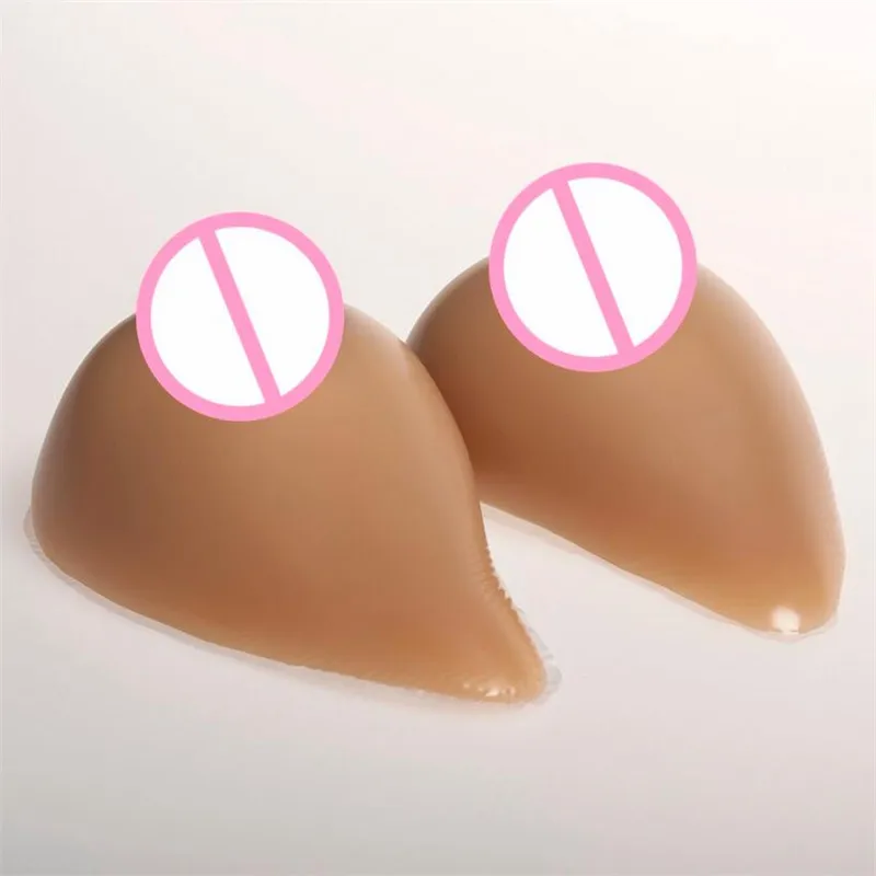 New Silicone Breast Forms 1000g Realistic Fake Boobs Crossdresser Shemale Transgender Drag Queen Mastectomy Bras for Women