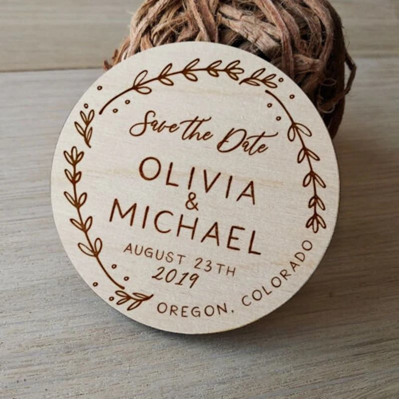 

cheap best sale valentine's day souvenirs save the date fridge magnet invitation card wedding