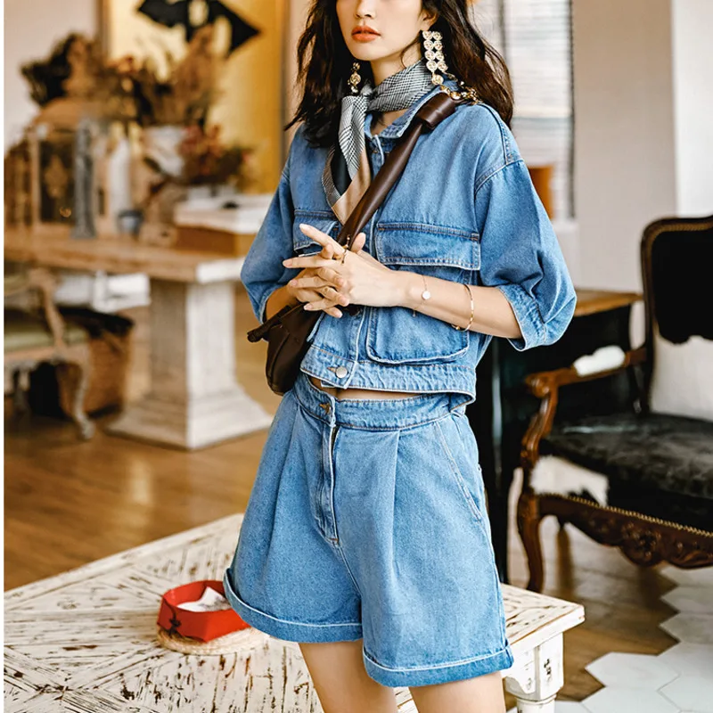 XUXI Fashion Jumpsuit Sexy 2 Piece Set Women Summer 2020 Tooling Fashionable Suit Jumpsuit Shorts Women's Fashion FZ2089