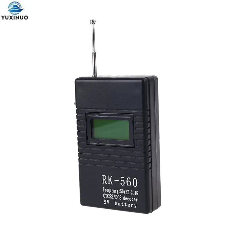 

High Quality RK-560 Frequency Meter 50MHz-2.4GHz Portable Radio Handheld Frequency Counter RK560 DCS CTCSS Radio Tester