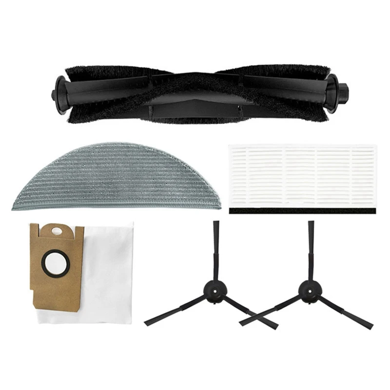 

For Lydsto R1 Robot Vacuum Cleaner Accessories Dust Bag Wipes Mop Cloth Repetitive Wipes Side Brush