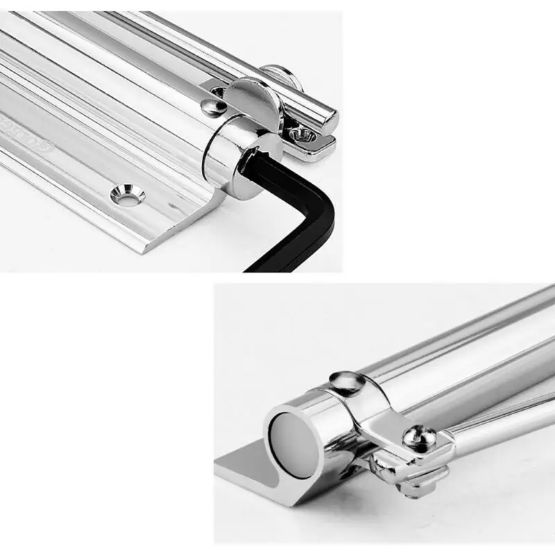 Регулируемый поверхностный доводчик двери автоматическое крепление на пружине