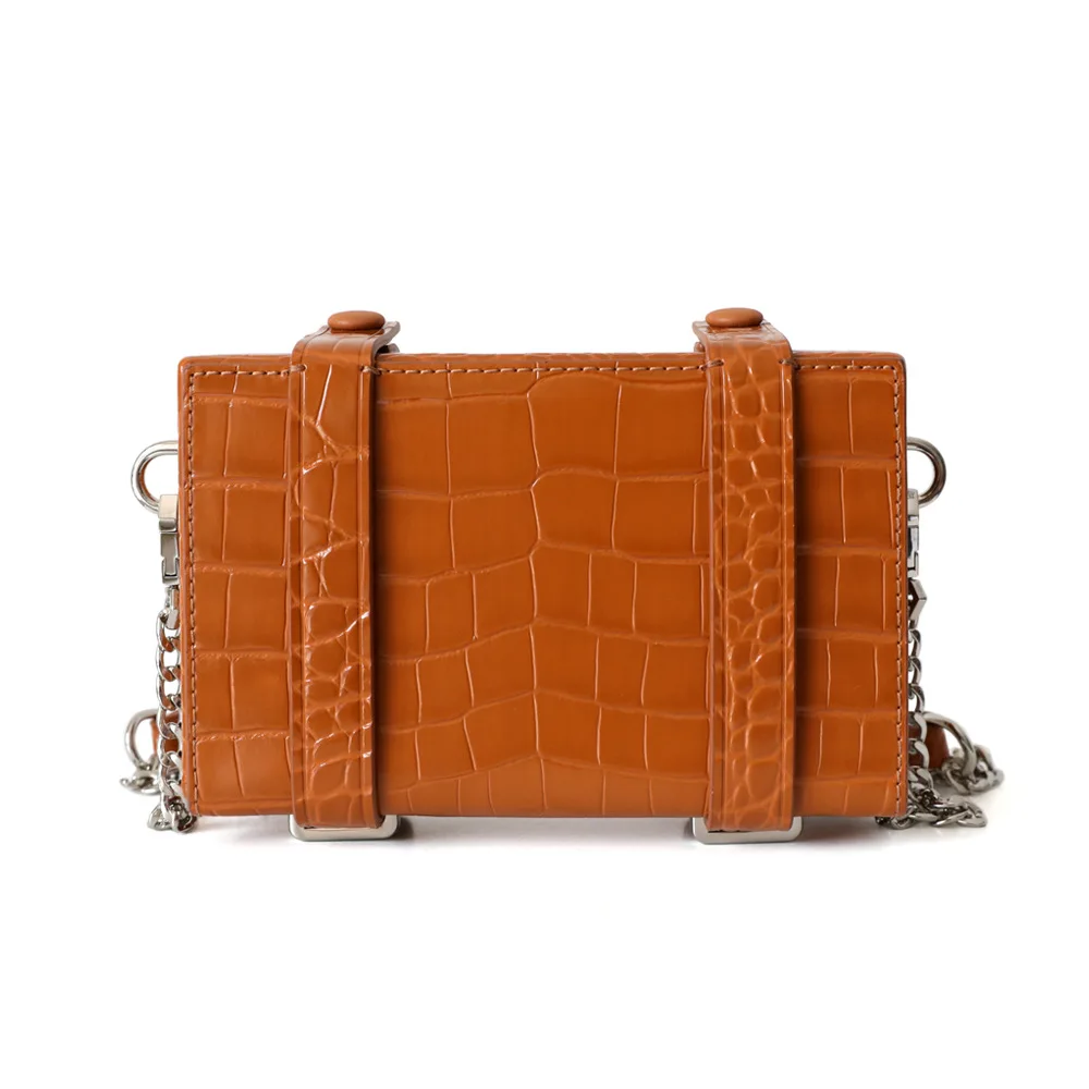 

Fashion Square Box Crossbody Bags For Women Genuine Leather Ladies Shoulder Bags Luxury Designer Mini Messenger Bag 2020 New