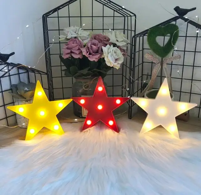 Светодиодная настольная 3d лампа в романтическом стиле праздничное освещение