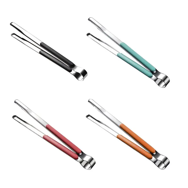 

Stainless Steel BBQ Tongs Barbecue Grill Food Clip Ice Tong Meat Salad Toast Bread Clamp Kitchen Accessories Tools
