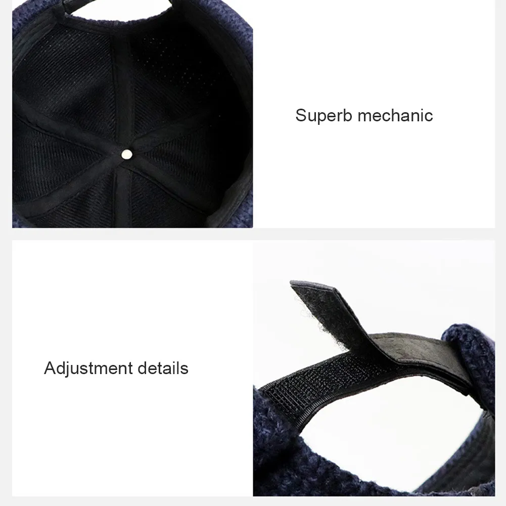 

Winter Hip Hop Beanie Skullcap Knitted Hat Unisex Casual Solid Warm Street Melon Cap FEA889