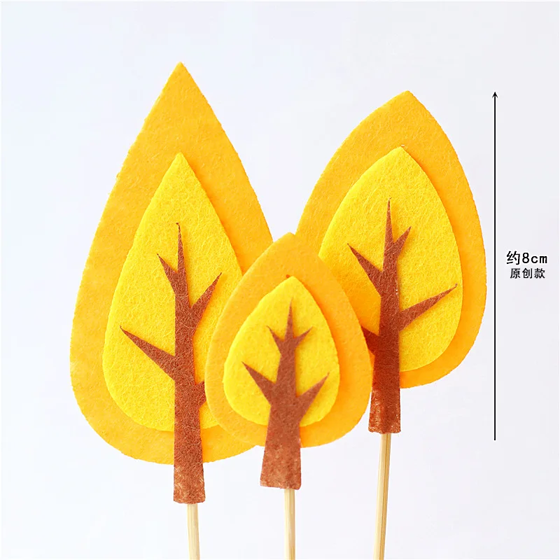 Вертушка для торта в виде животных желтая обезьяна лев осенняя карточка с лесом