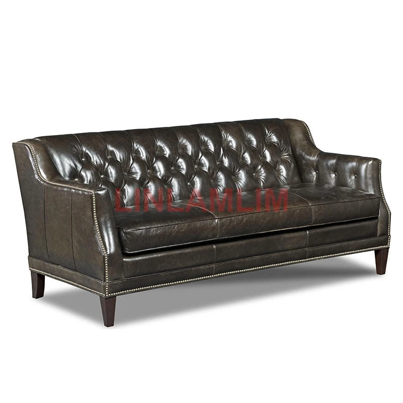 

Linlamlim living room Sofa American sofa genuine leather couch Nordic feather sofa muebles de sala cama puff asiento sala futon