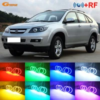 for byd s6 2011 2012 2013 2014 rf remote bluetooth compatible app multi color ultra bright rgb led angel eyes halo rings kit
