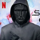 Маска для Лица Игра кальмар Рождественская вечеринка косплей маски для рта красный капюшон мужской головной убор костюм босса реквизит маски подарки аксессуары