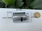 RS-365SH-2080, оригинальный микро-двигатель постоянного тока, 6-20 в, двухвальный Угольная щетка, фен для горячего воздуха
