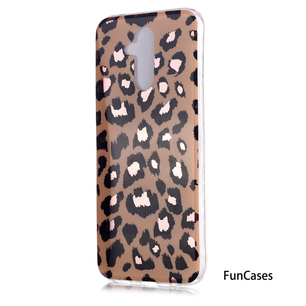 Back Covers Cases For accesorios Huawei Maimang 7 Leopard Print sFor carcaso Mate 20 Lite Carcaso Soft TPU Cover | Мобильные