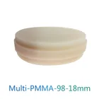 98x18 мм многоуровневый акриловый PMMA стоматологические блоки CADCAMPMMA Многослойные диски протеза временные короны и мосты