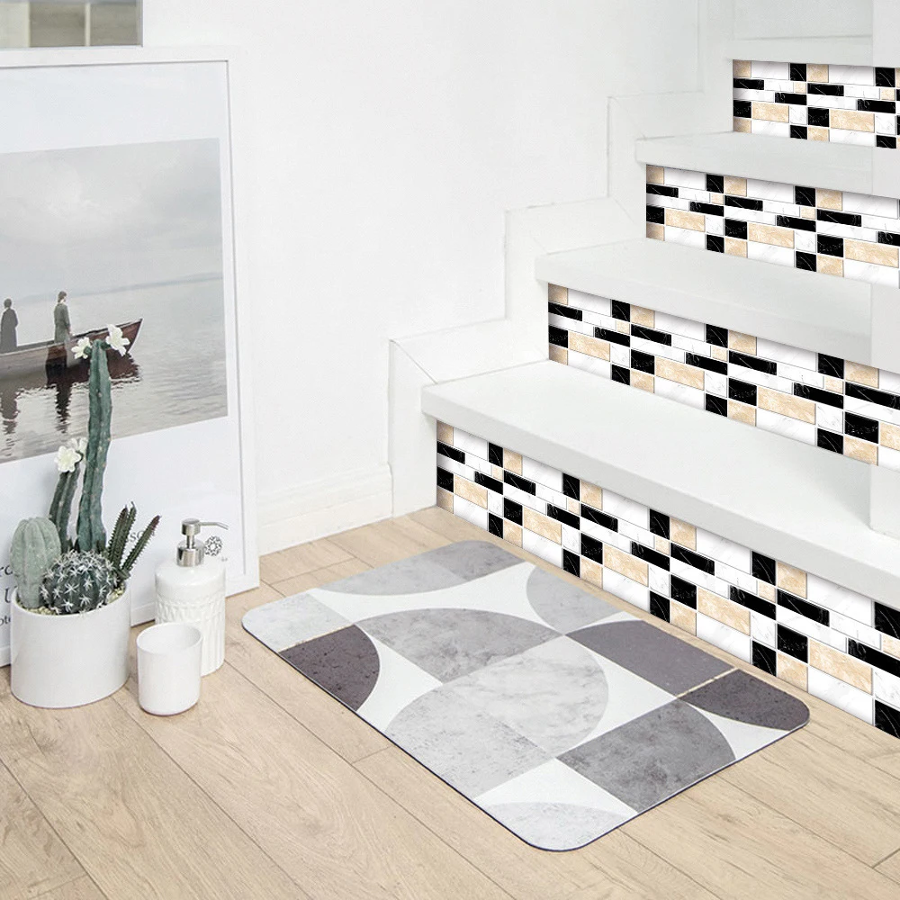 3D плитка наклейки Водонепроницаемый самоклеящаяся пилинг Творческий дом