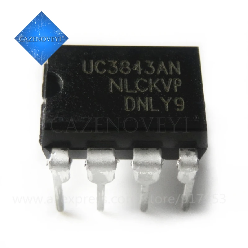 10 шт./лот, UC3843AN UC3843A UC3843 DIP-8, новинка, оригинал, в наличии