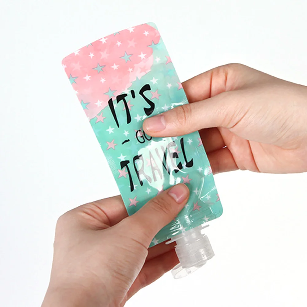 100 мл дозирующая сумка для хранения шампуня конфет цветной лосьон Упаковочные