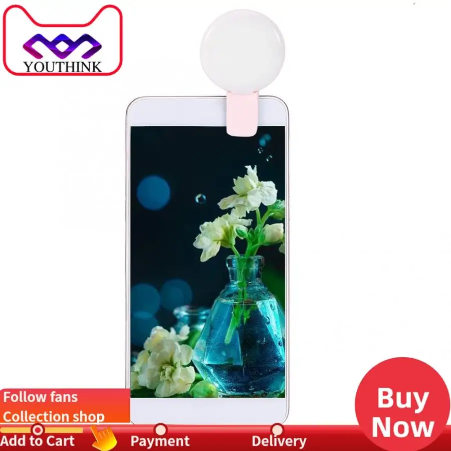 Мобильный телефон селфи заполняющий светильник 6000 K 6500 регулируемый Мини