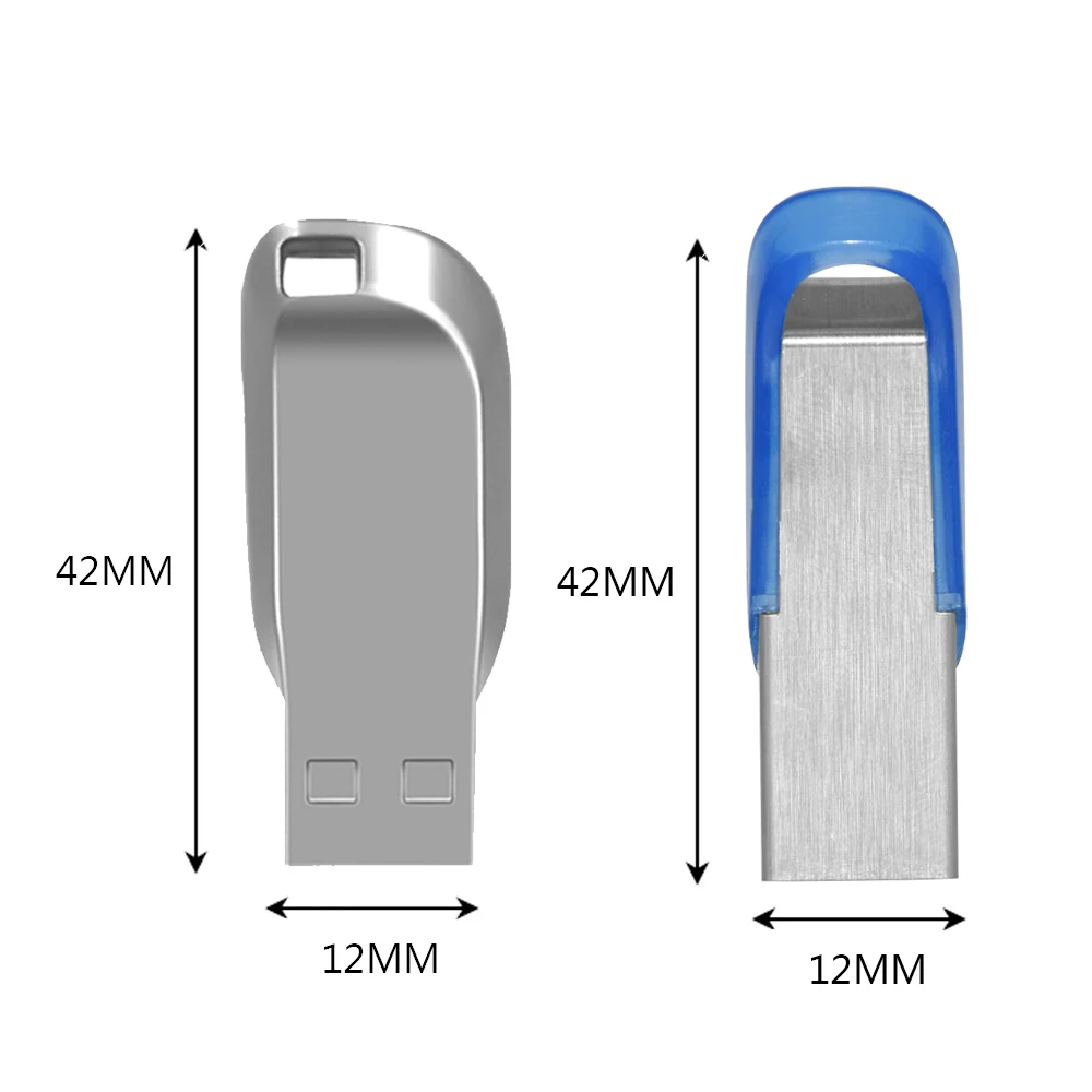 Металлический usb 2.0 флеш-накопитель 10 шт./лот 128 ГБ высокоскоростной 4 8 16