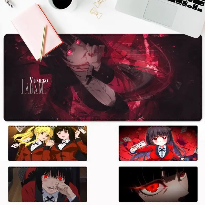 

Soft Anime Kakegurui Yumeko Jabami Mouse Pad PC Laptop Gamer Mousepad Anime Antislip Mat Keyboard Desk Mat For Overwatch/CS GO