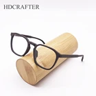 Оправа для очков HDCRAFTER, винтажная квадратная оправа для мужчин и женщин, для коррекции зрения по рецепту, в стиле ретро, 2020