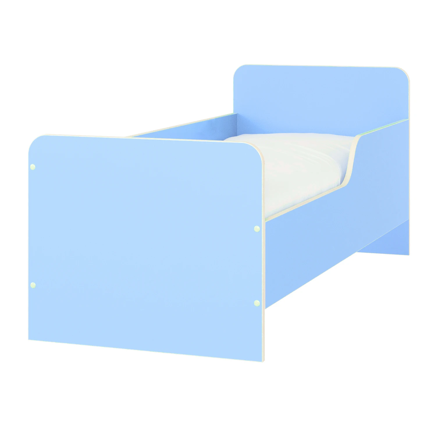Bed with бортиком blue bedroom bed Children | Мебель
