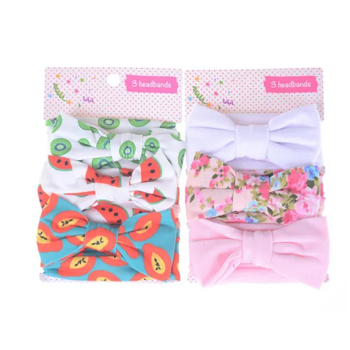 

Newborn Bow Knot Toddler Headband Ribbon Elastic Baby Headdress Kids Hair Band Girl
