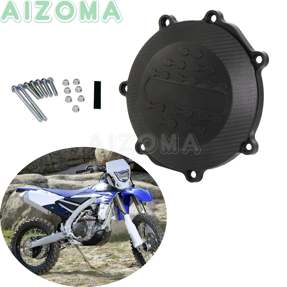 Черная крышка сцепления двигателя мотоцикла для Yamaha YZ450F WR450F YZ450FX YZF WRF YZ WR 450X2010 2012