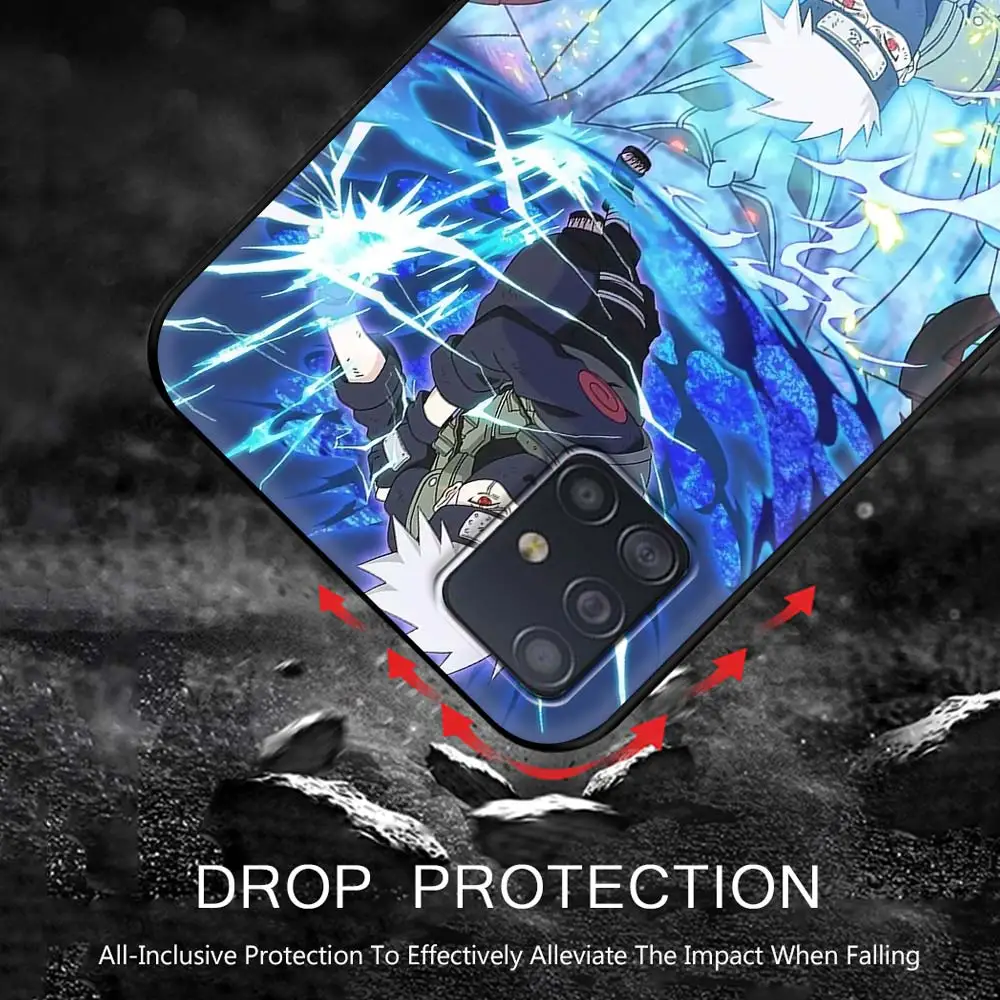 

Phone Case for Samsung Galaxy A51 A71 A70 A50 A40 A20s A30 A10s A20e A10 A02s A01 Silicon Cover Anime N-NarutoS Japan Kakashi