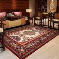 new chinese style rug red brown persian ethnic style carpet bedroom living room bed blanket kitchen bathroom floor mat