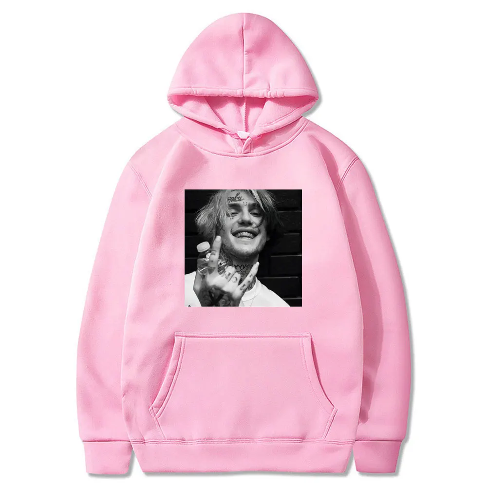 

New Lil Peep Black Hoodies Rap Hiphop LilPeep Couple Sweatshirt Harajuku Streetwear Hip Hop Pullover Hooded Vintage Hoodie Men