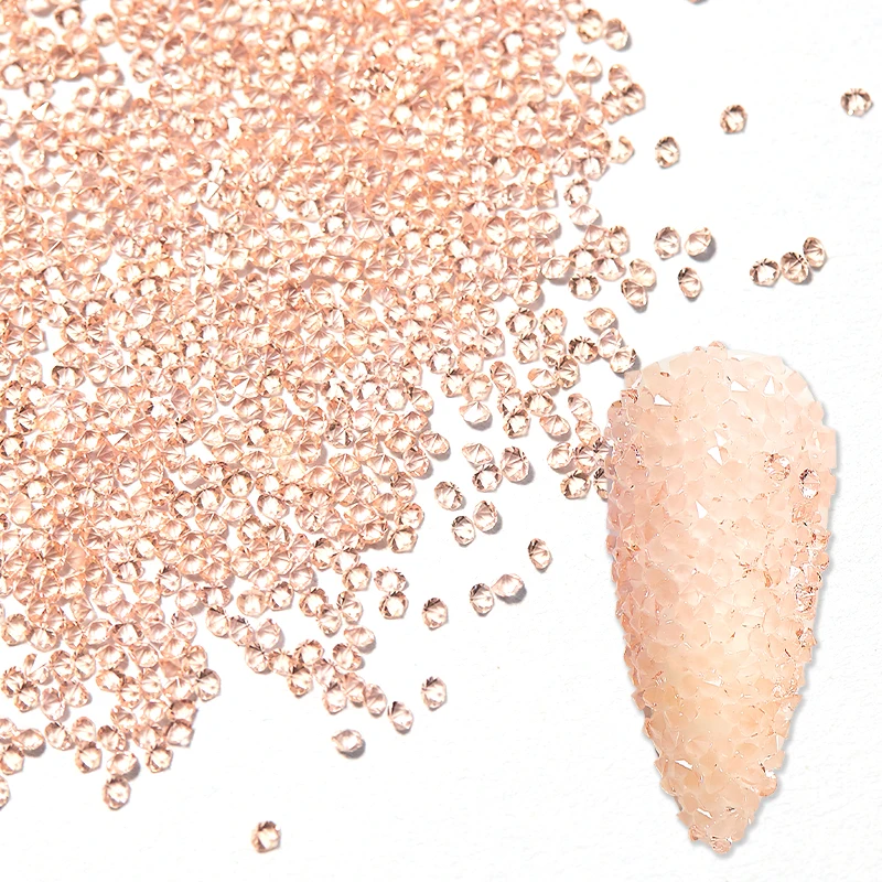 

1 Bag 3D Clear Crystals Nail Rhinestones White Black AB Color Flat Back Glass Garment Nail Design Manicuring Nail Art Decorarion