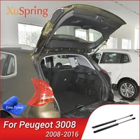 car tailgate rear door hydraulic rod gas spring struts bracket for peugeot 3008 i 2008 2016 accessories 2pcsset