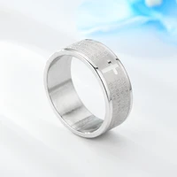 stainless steel bible ring male gold vintage titanium steel cross scripture rings for women men christian jewelry