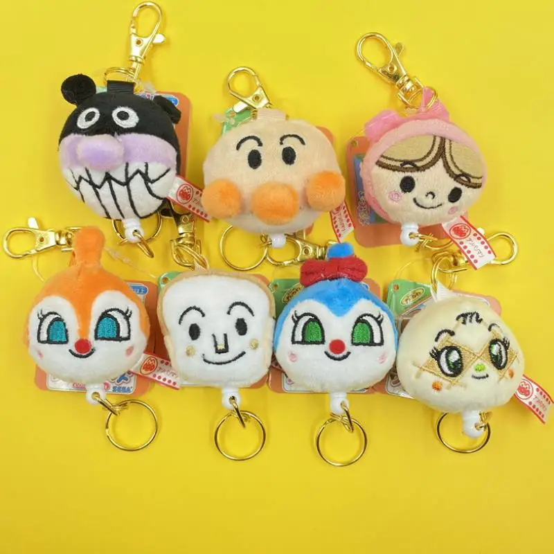 1 предмет Новинка Милые японский мультфильм Anpanman хлеб Плюшевая Кукла брелки в