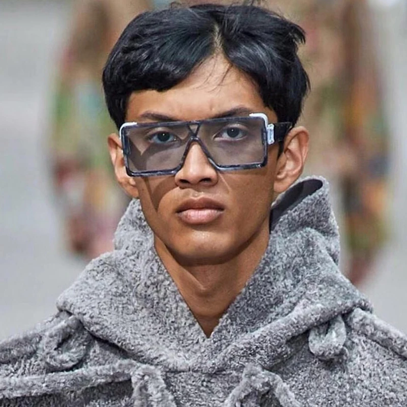 Женские и мужские Квадратные Солнцезащитные очки брендовые дизайнерские