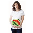 Новая Футболка для беременных с принтом для беременных женщин футболка с коротким рукавом для беременных рубашка для объявления о беременности Новые футболки для мам Одежда