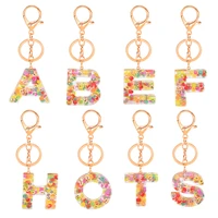 fruit series alphabet keychains for women keyfobs cute 26 letter bag pendant keyholder car keyring fashion jewelry accessories