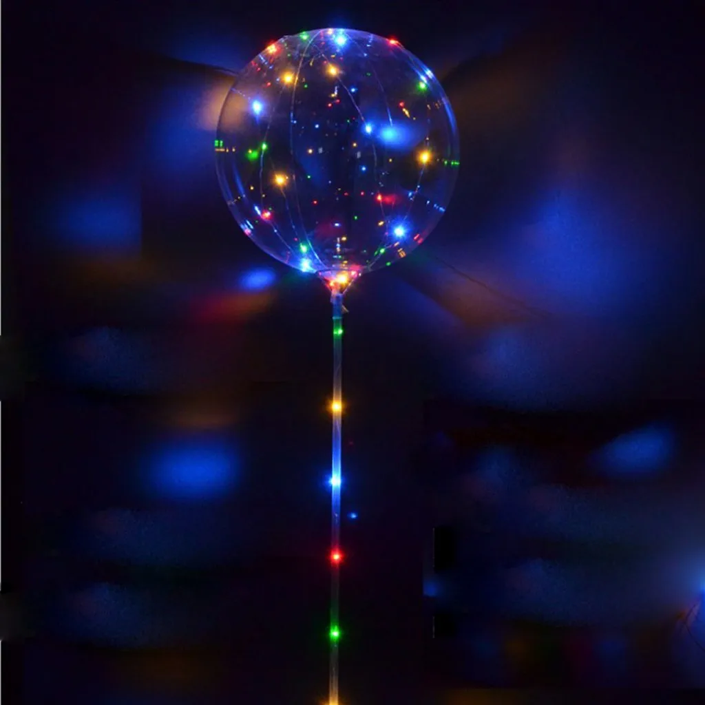 Многоразовые светящиеся светодиодные прозрачные круглые бриджи для вечерние