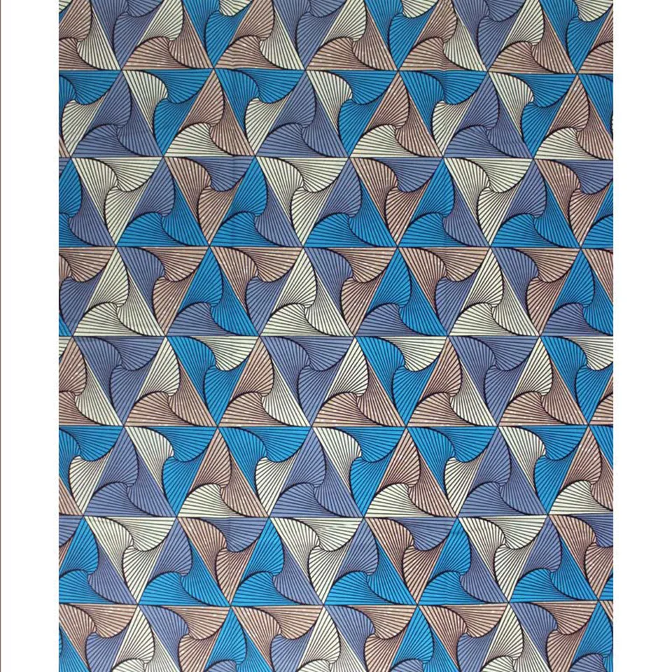 

6 Yards African Mitex Wax Print Ankara Fabrics Kitenge/Pagnes/Tissues Africain/ Lapa/Chitenge Y-582