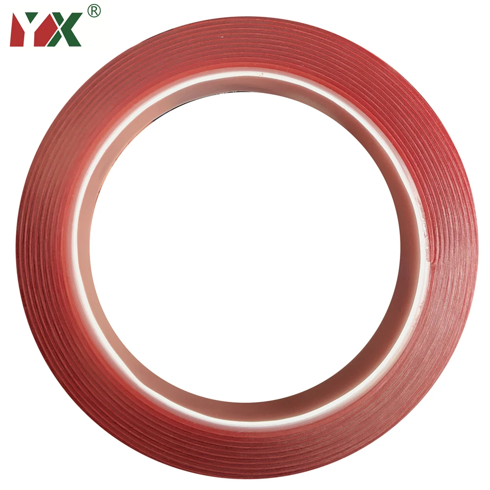 Двухсторонняя лента YX прозрачная акриловая пенопластовая многоразовая