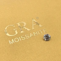 loose beads 1 0ct carat 6 5mm ij color round brilliant cut loose moissanite lab diamond ring bracelet diy material