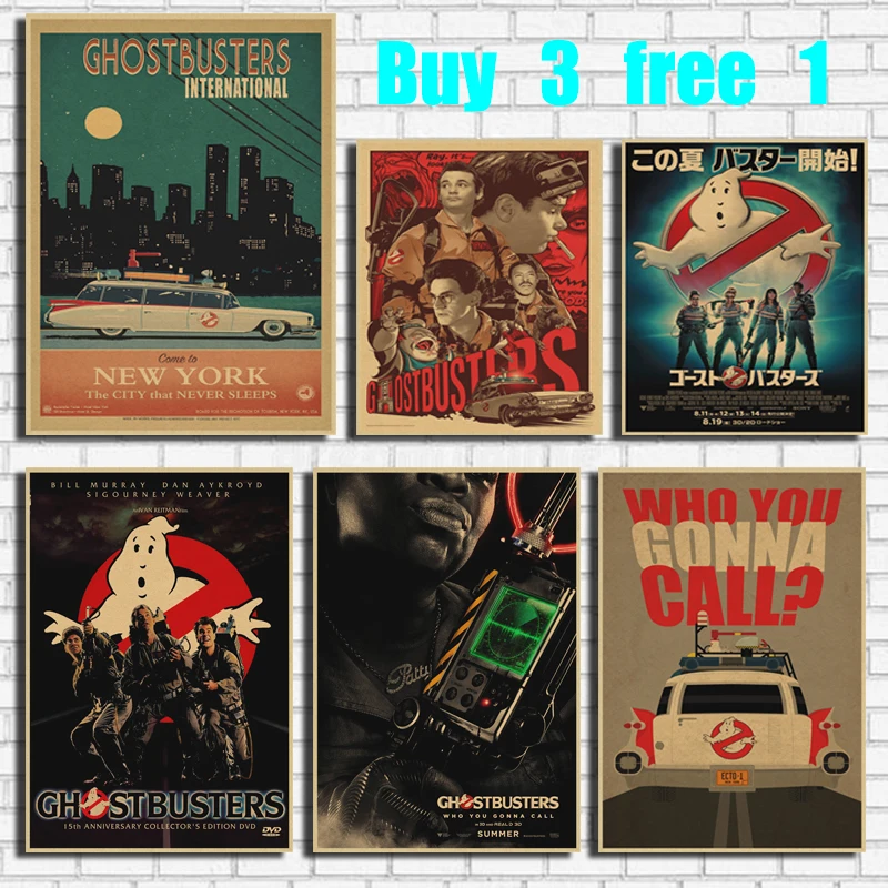 

Ghost Perfect Catchwords Movie Classic Retro Kraft Paper Poster Bar Office Home Art Wall Sticker Decoration