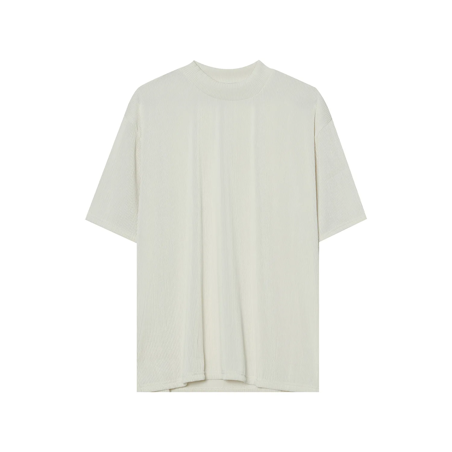 

Spring/Summer 2021 Men's T-Shirt Korea Loose Casual Solid Color Round Neck Short Sleeves Harajuku Striped T Shirt